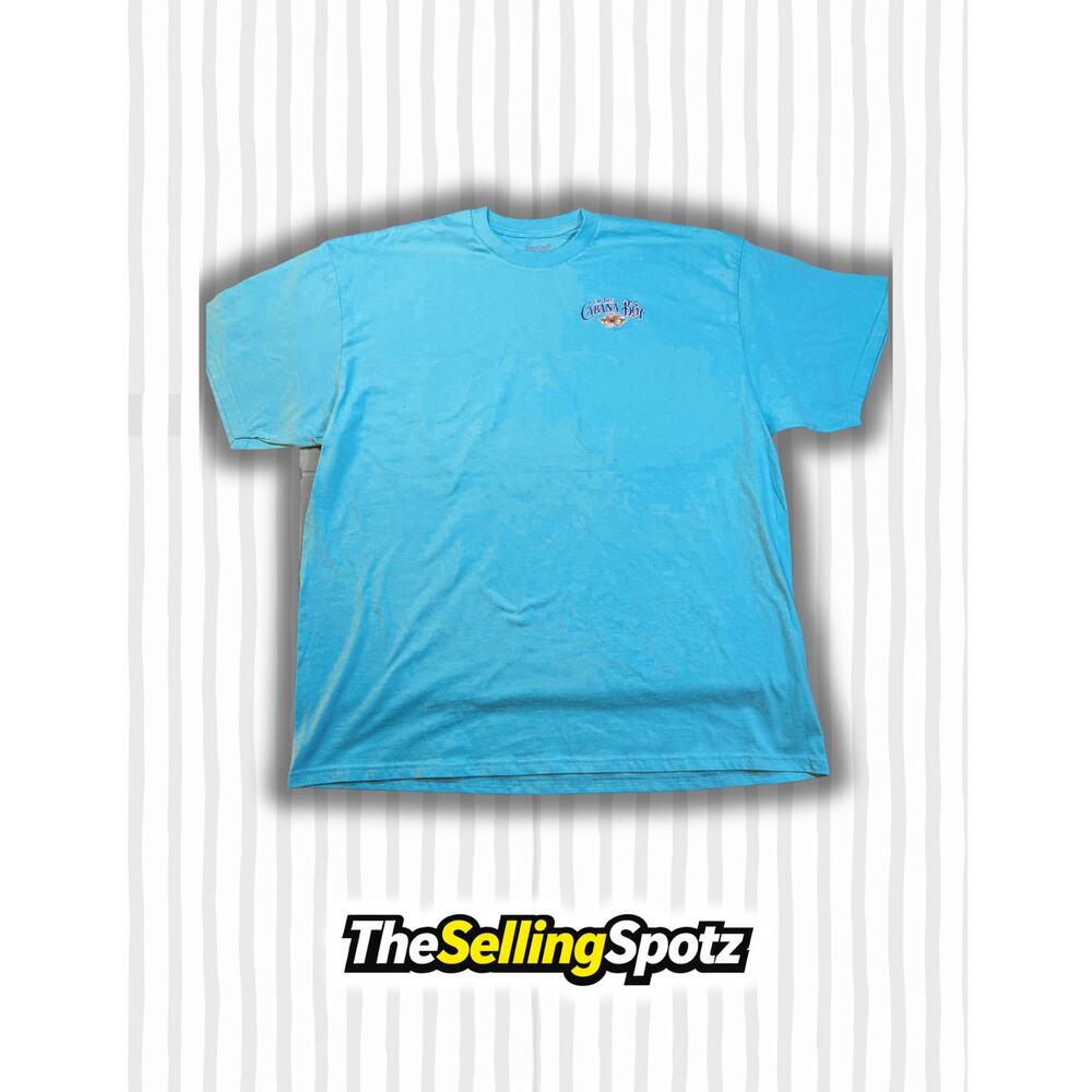Island Jay Blue T-Shirt Made in Florida Size US 2XL 100% Cotton - Picture 2 of 5